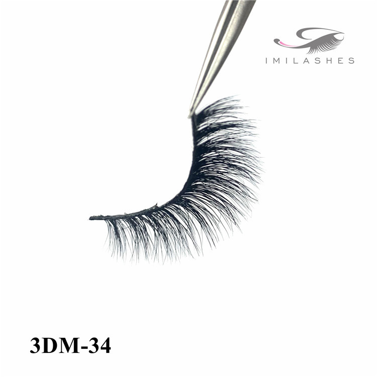 Fluffy mink lashes wholesale and lash bar false lashes-D